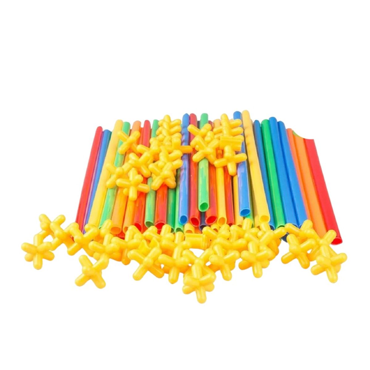 GENERICO - Palos Conectores Palitos para Construir Juego Didáctico