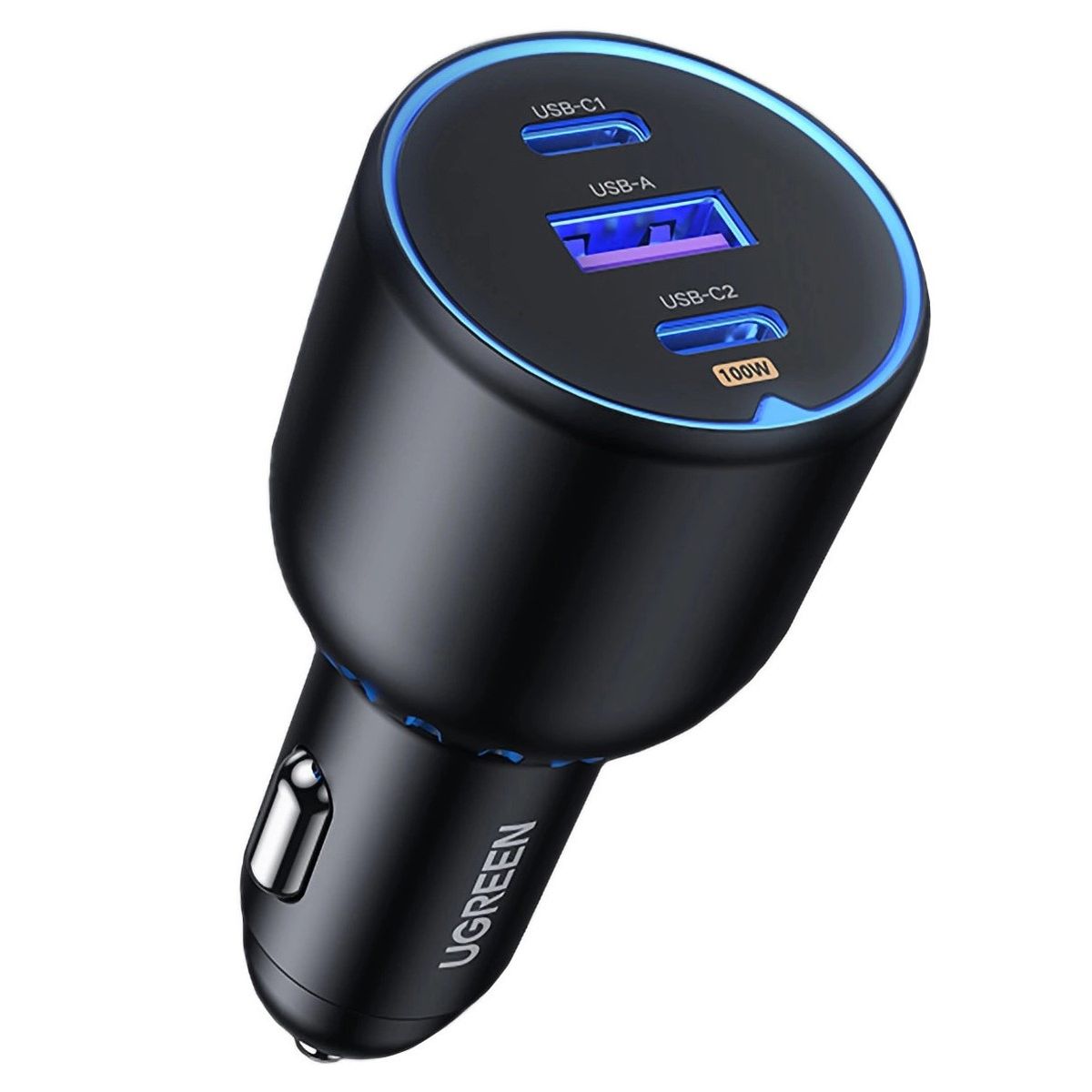 UGREEN - Cargador Carro 2x Usb-C Ugreen 130W PD 100w iPhone S24 CD293 - 90413