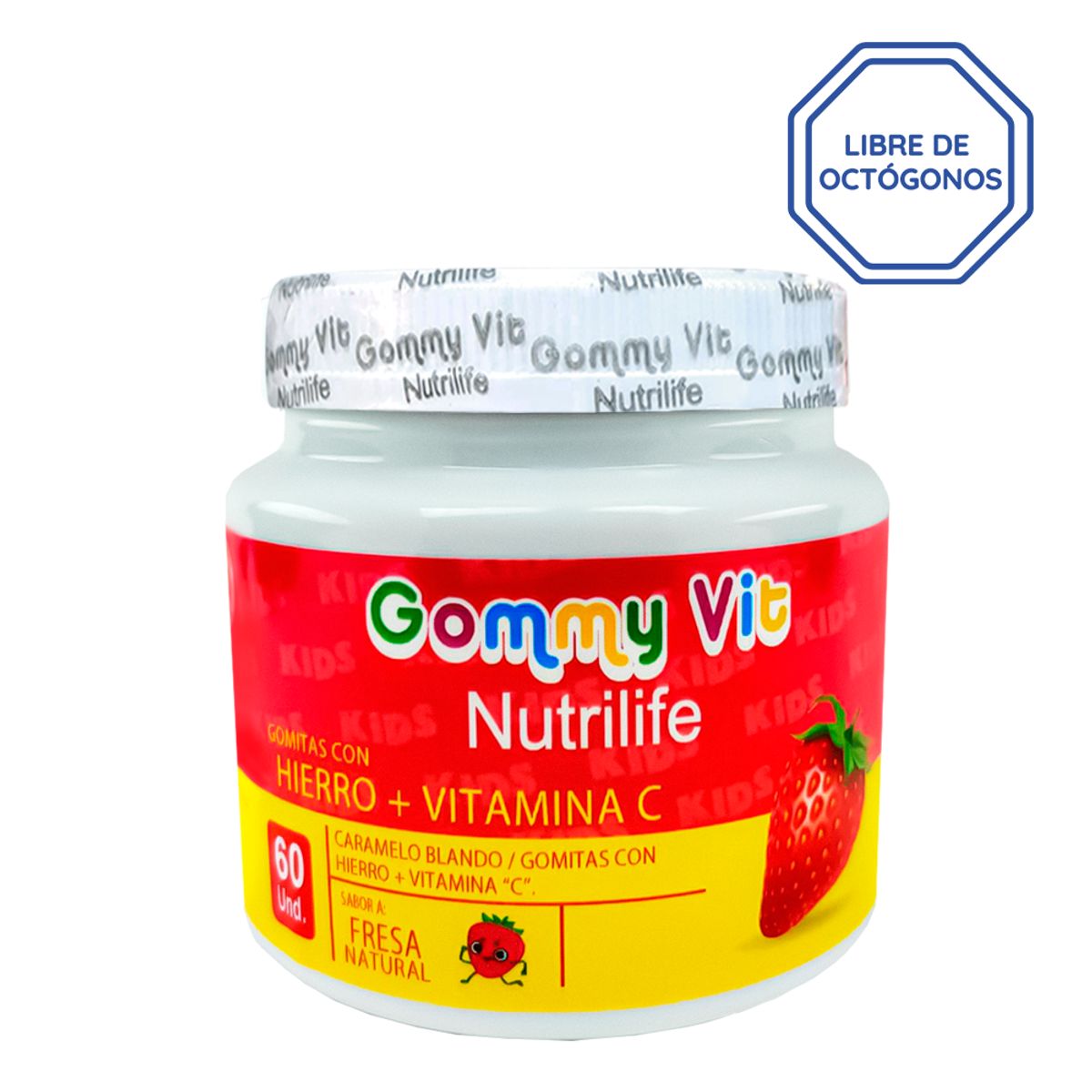 GENERICO - GOMITAS CON HIERRO MAS VITAMINA C