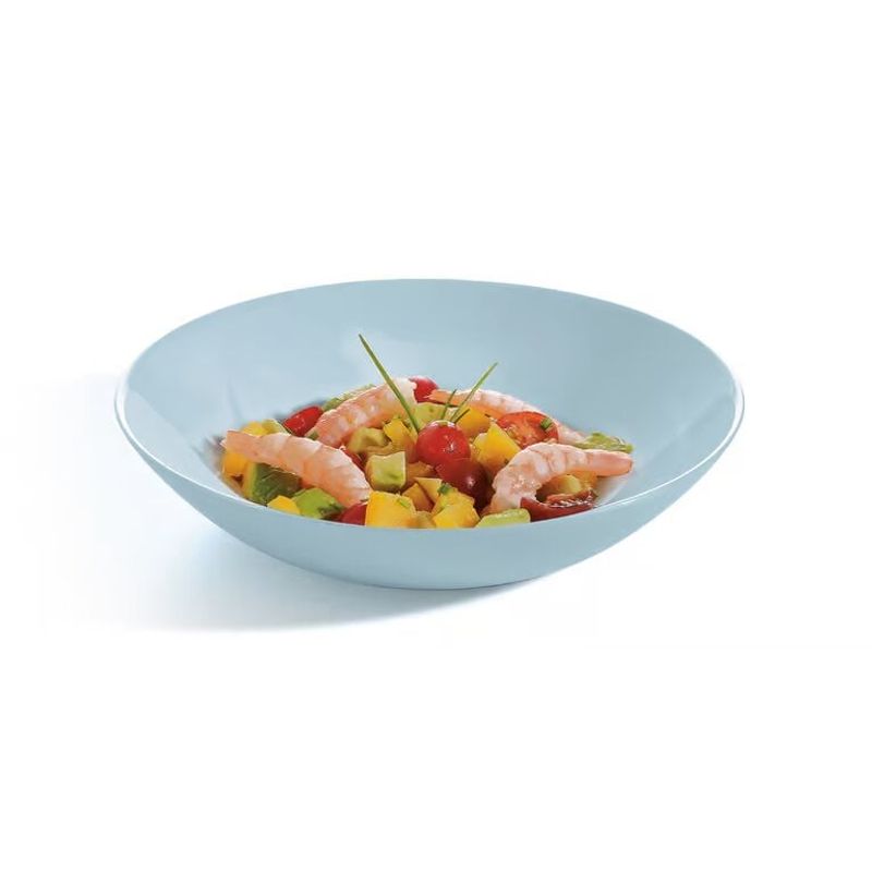 LUMINARC - Plato set x6 Hondo 20 cm Diwali Paradise Blue