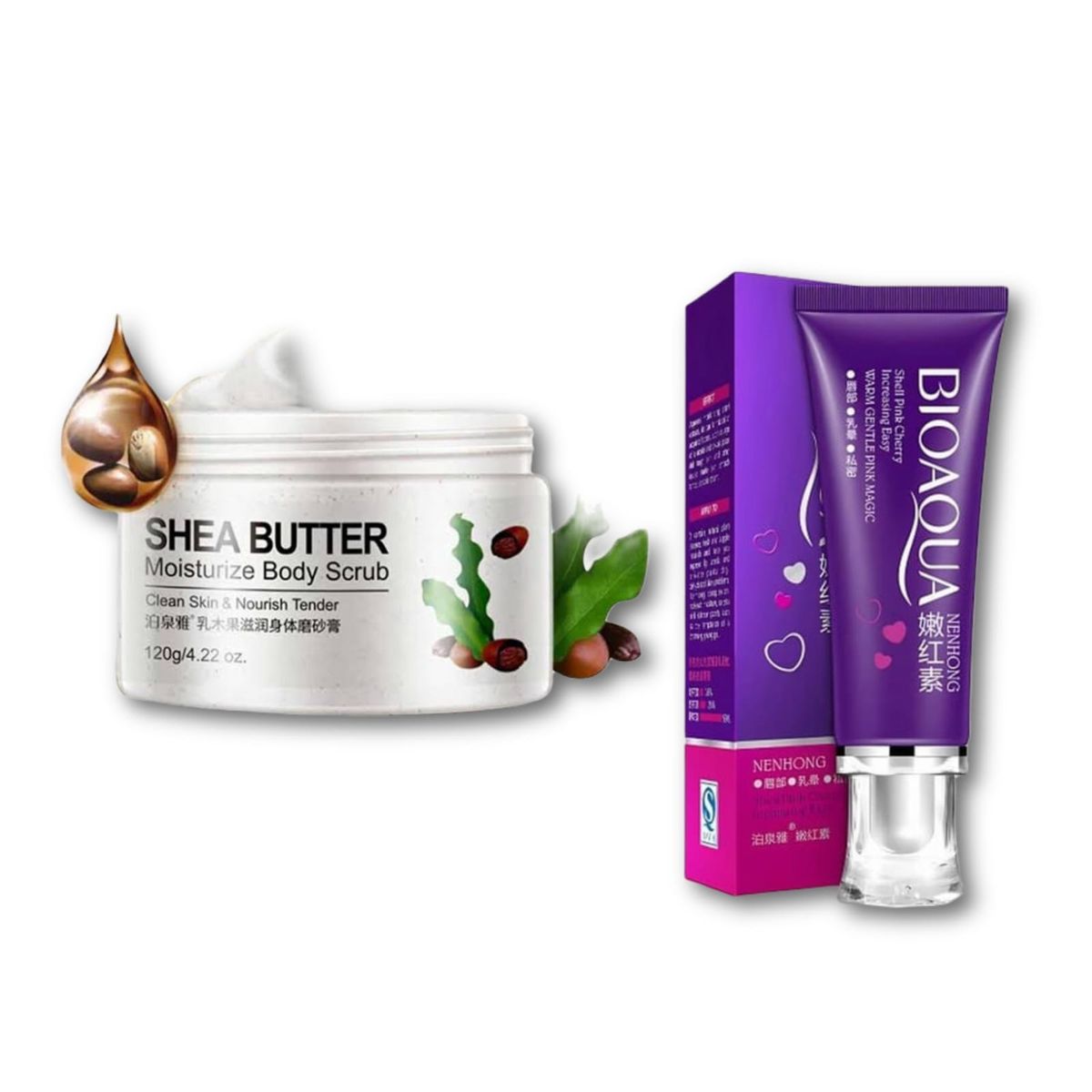 BIOAQUA - Exfoliante de Karite + Crema Despigmentante