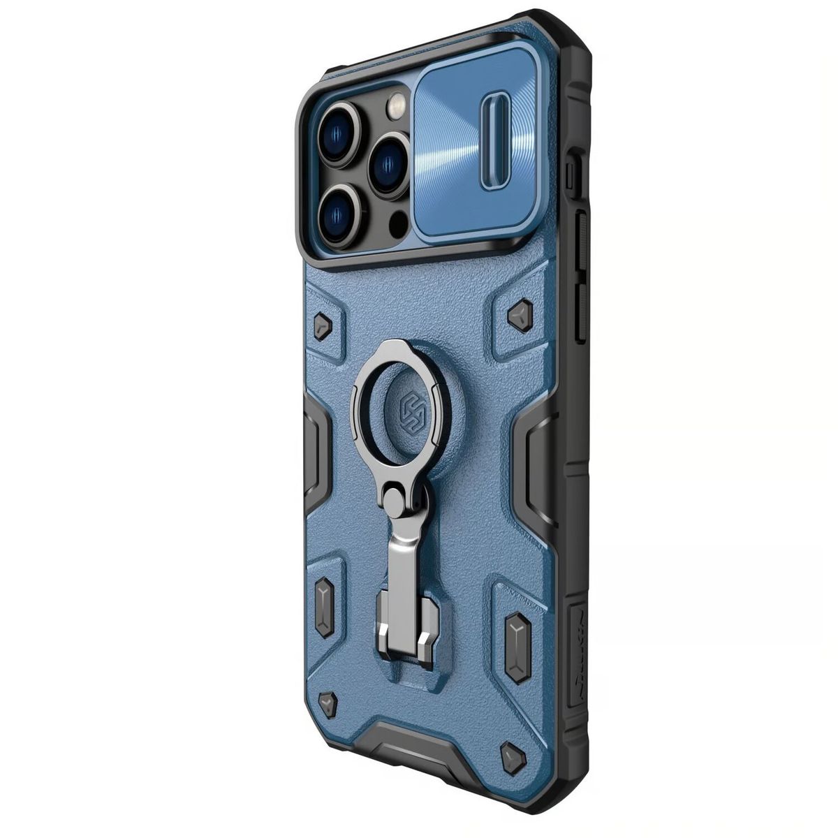 NILLKIN - Case  Nillkin CamShield Armor para IPhone 13 Pro - Azul
