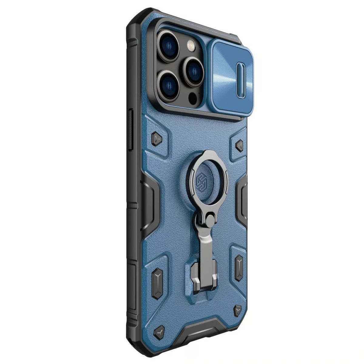 NILLKIN - Case  Nillkin CamShield Armor para IPhone 13 Pro - Azul