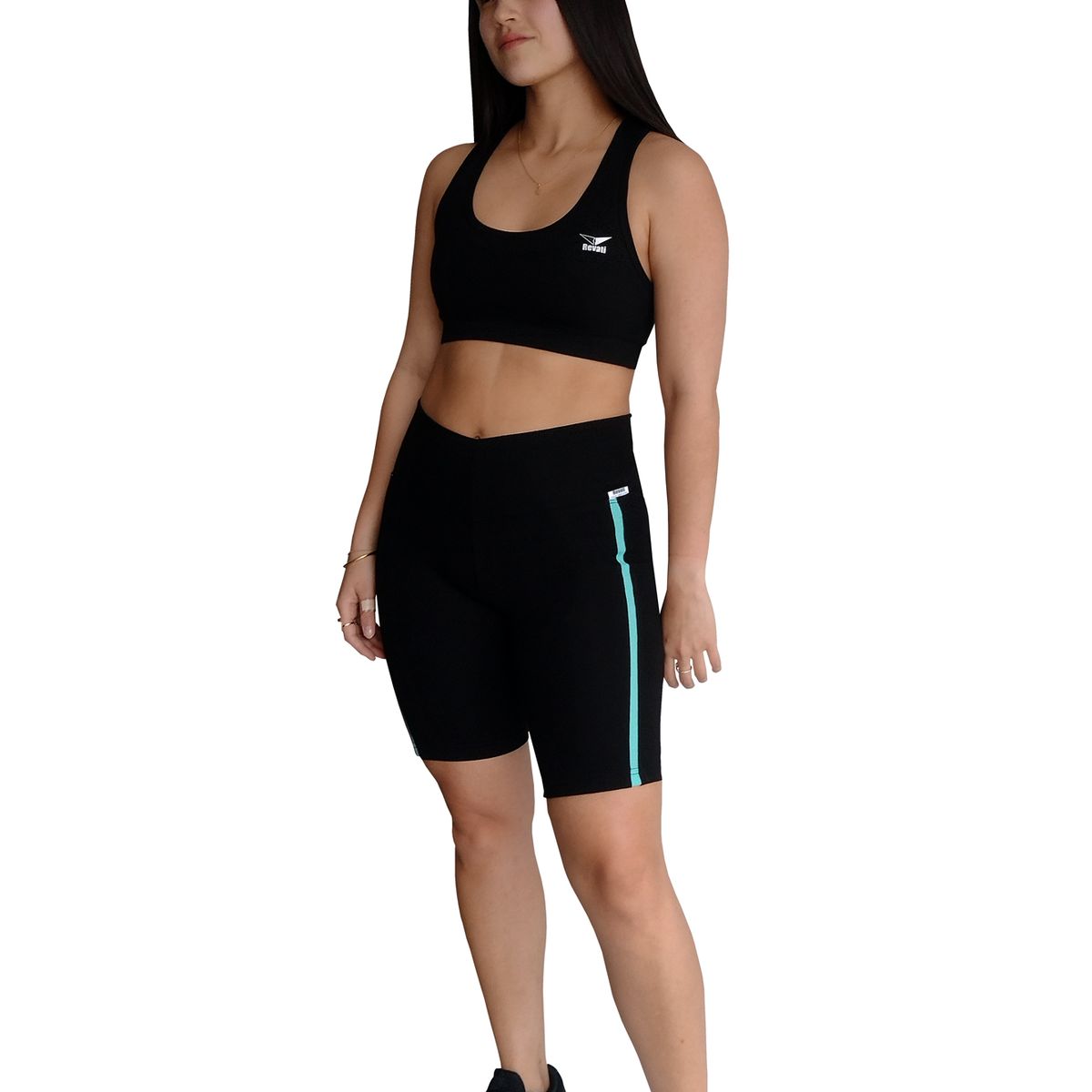 REVATI - Leggins deportivo mujer algodón - corto