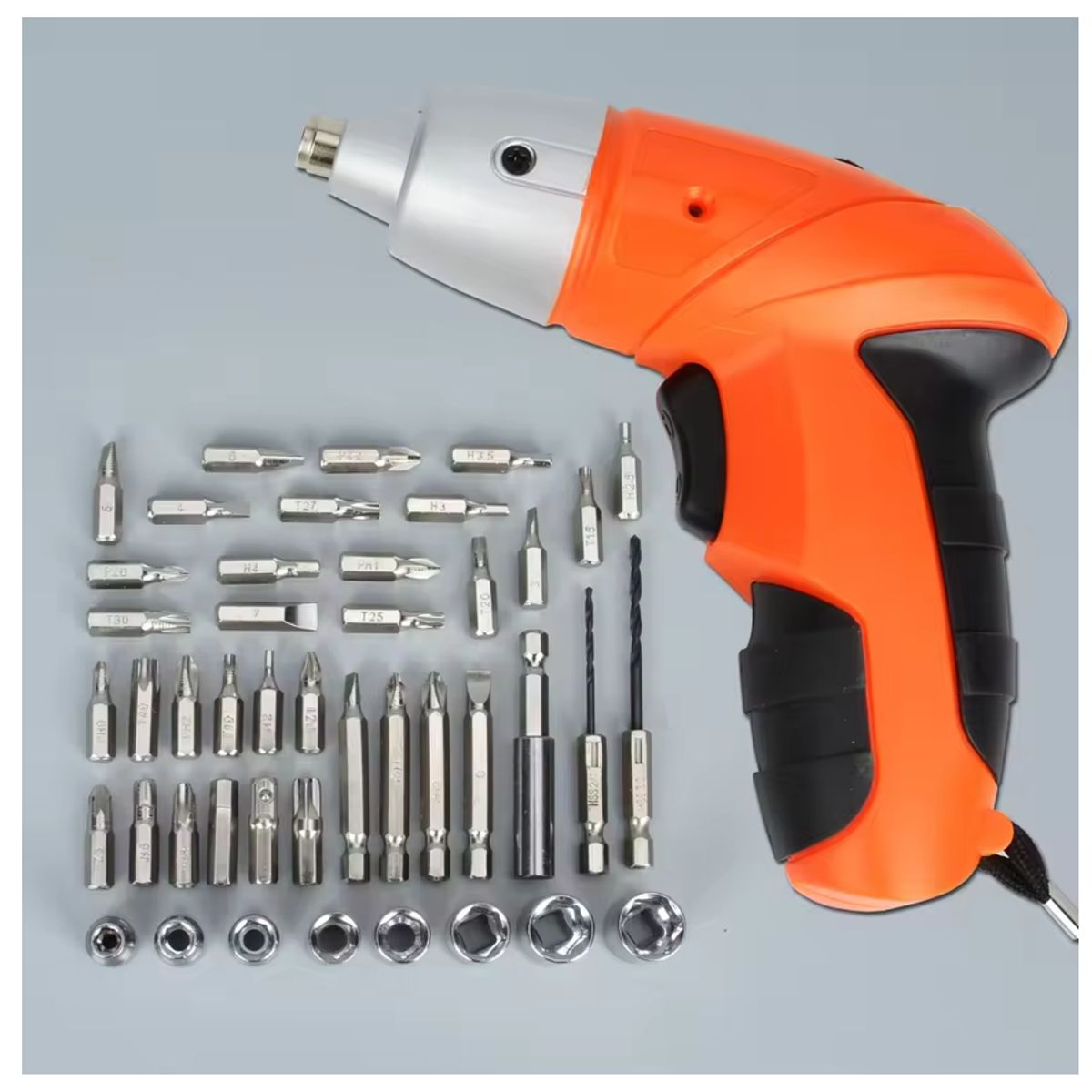 GENERICO - Atornillador mas set de 45Piezas Recargable