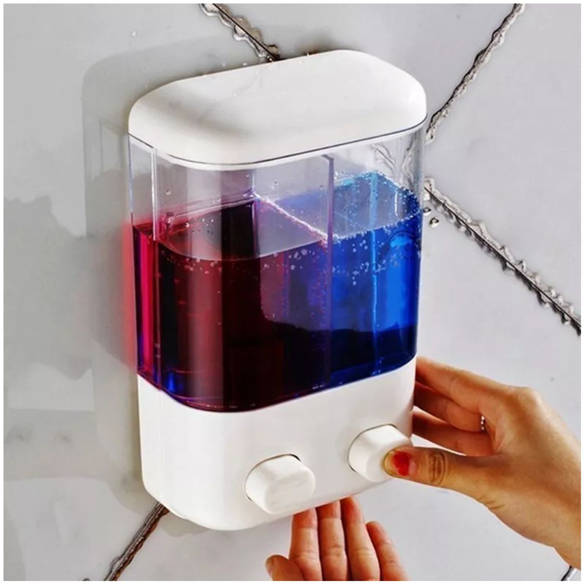 INSPIRA MARKET - Dispensador de jabón liquido doble