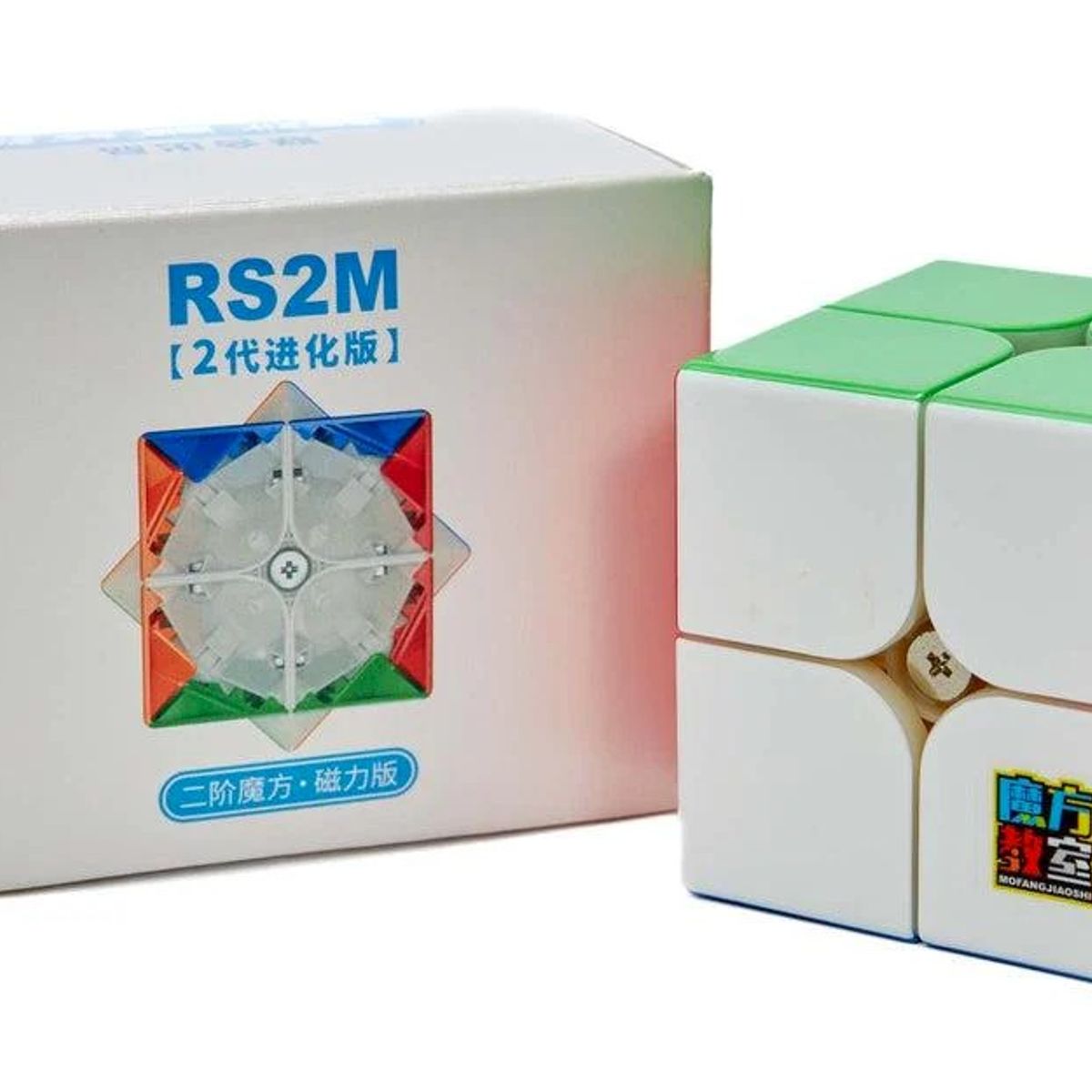 MOYU - Geekcuber Cubo 2x2 RS2M Moyu Magnético