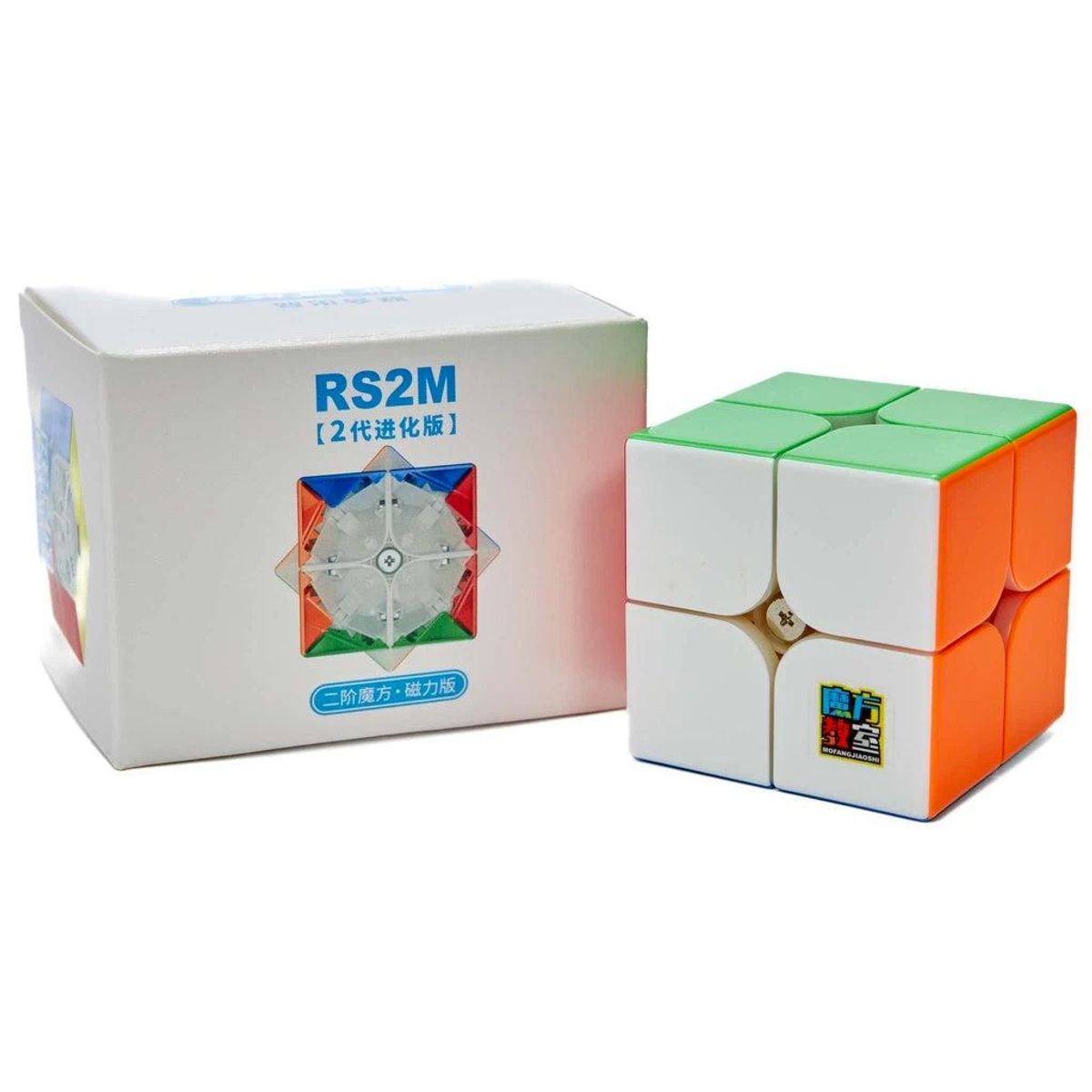 MOYU - Geekcuber Cubo 2x2 RS2M Moyu Magnético
