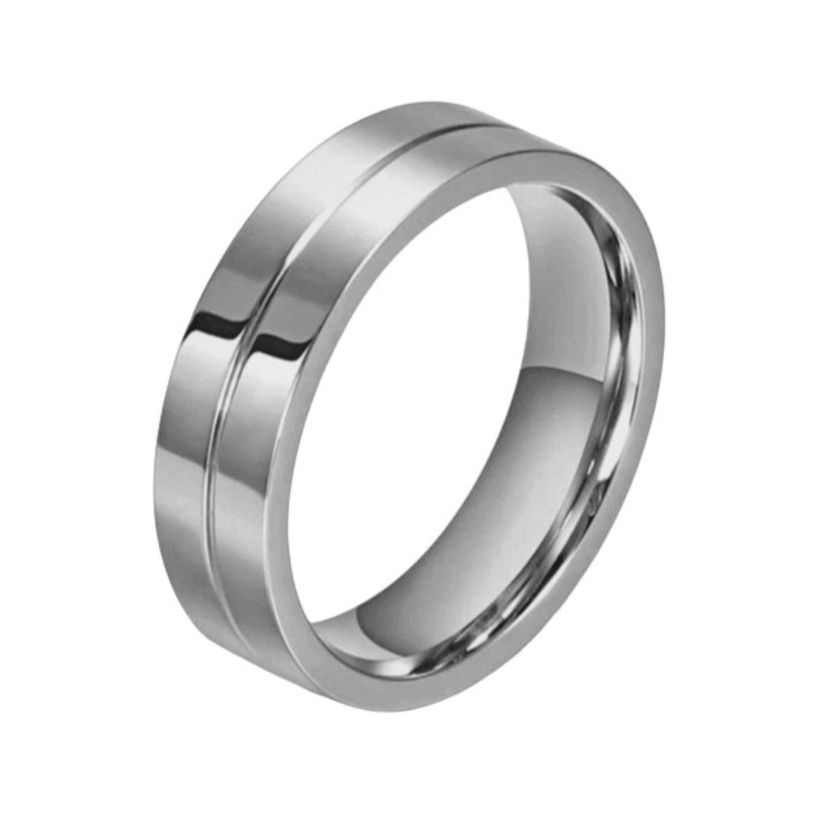 LUCYANA JOYAS Y ACCESORIOS - Aros de Matrimonio Alianzas Pareja HOMBRE Plateado - Joyas Lucyana