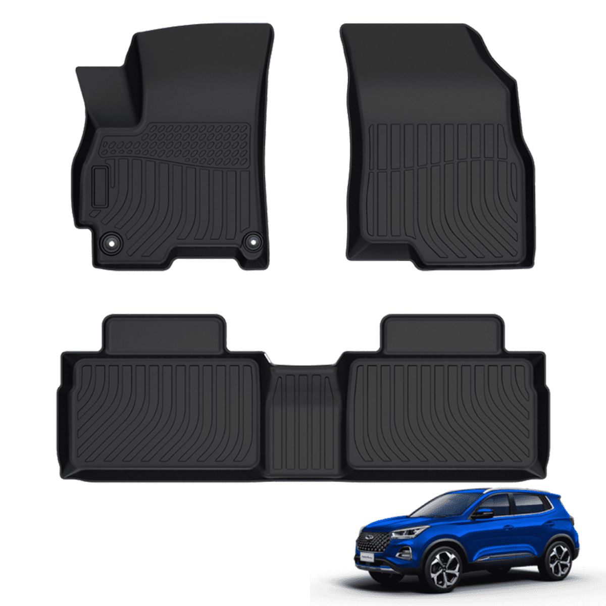 TECGO - PROTECTOR PISO 5D TPE CHERY TIGGO 4 PRO 2021 EN ADELANTE