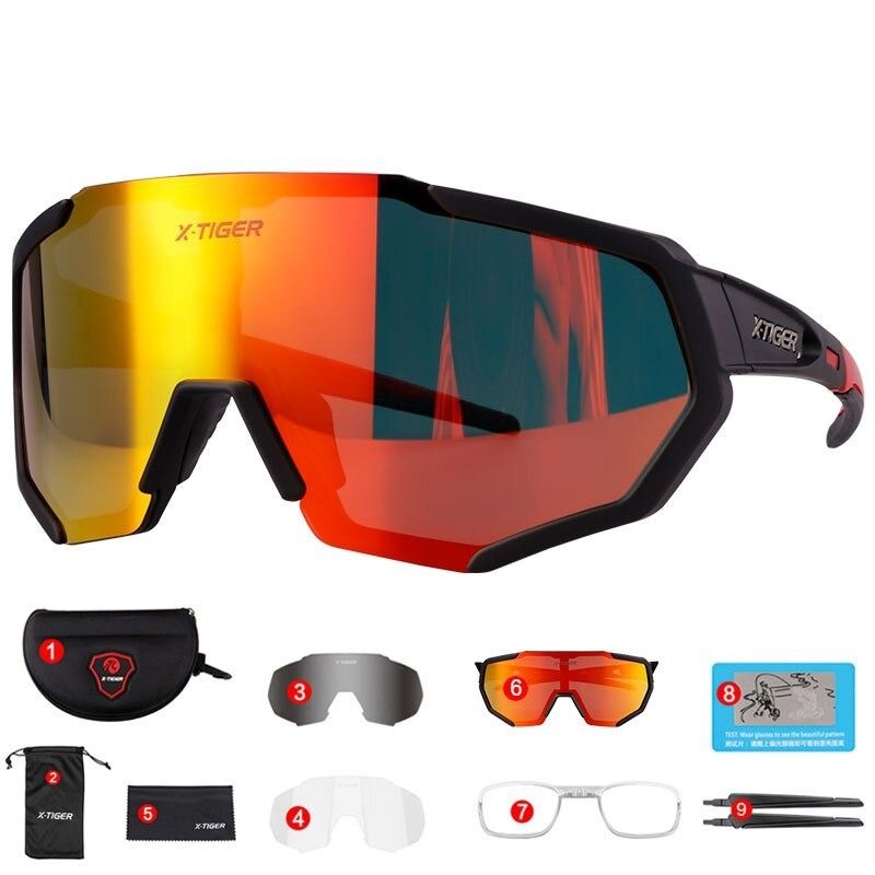 OEM - Lentes Ciclismo X-TIGER JPC3-02 Polarizados Fotocromáticos