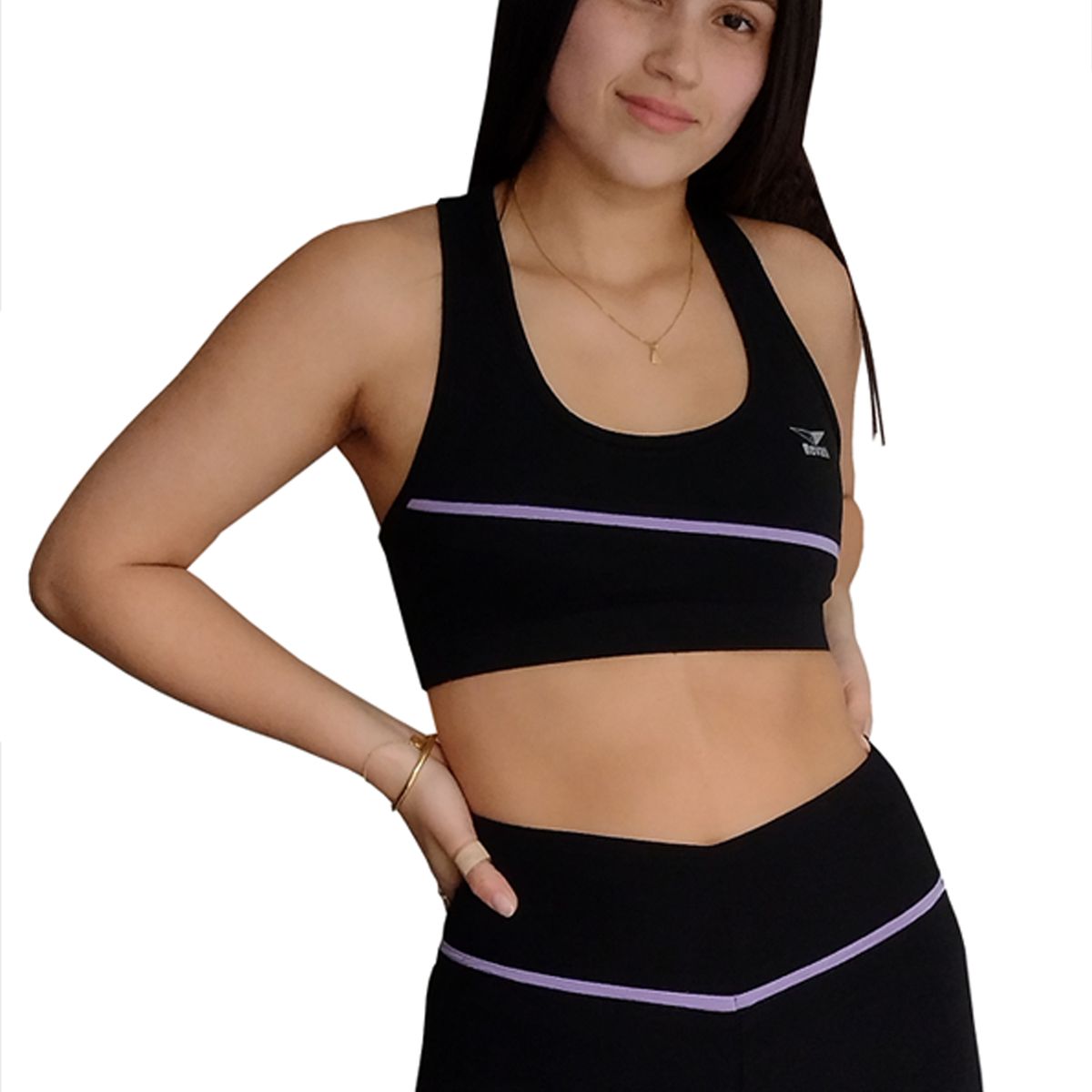 REVATI - Top deportivo mujer - Algodón licrado