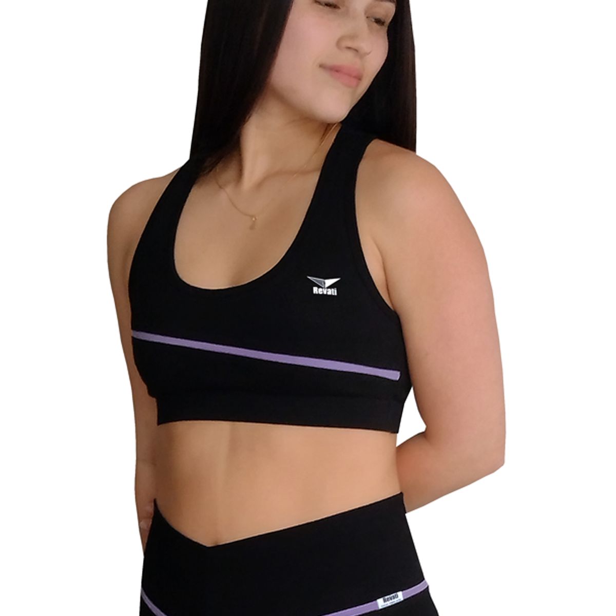 REVATI - Top deportivo mujer - Algodón licrado