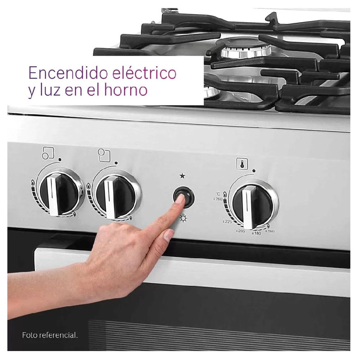 BOSCH - Cocina Bosch PRO447 a Gas de Pie 24" 4 Quemadores Acero Inoxidable
