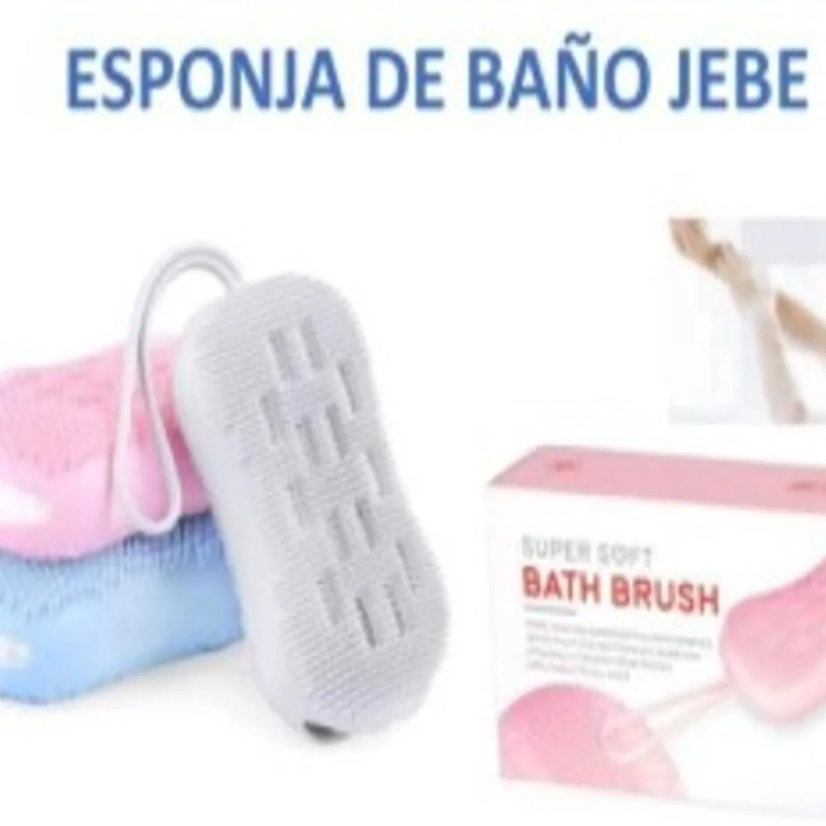GENERICO - Esponja de Baño de Jebe
