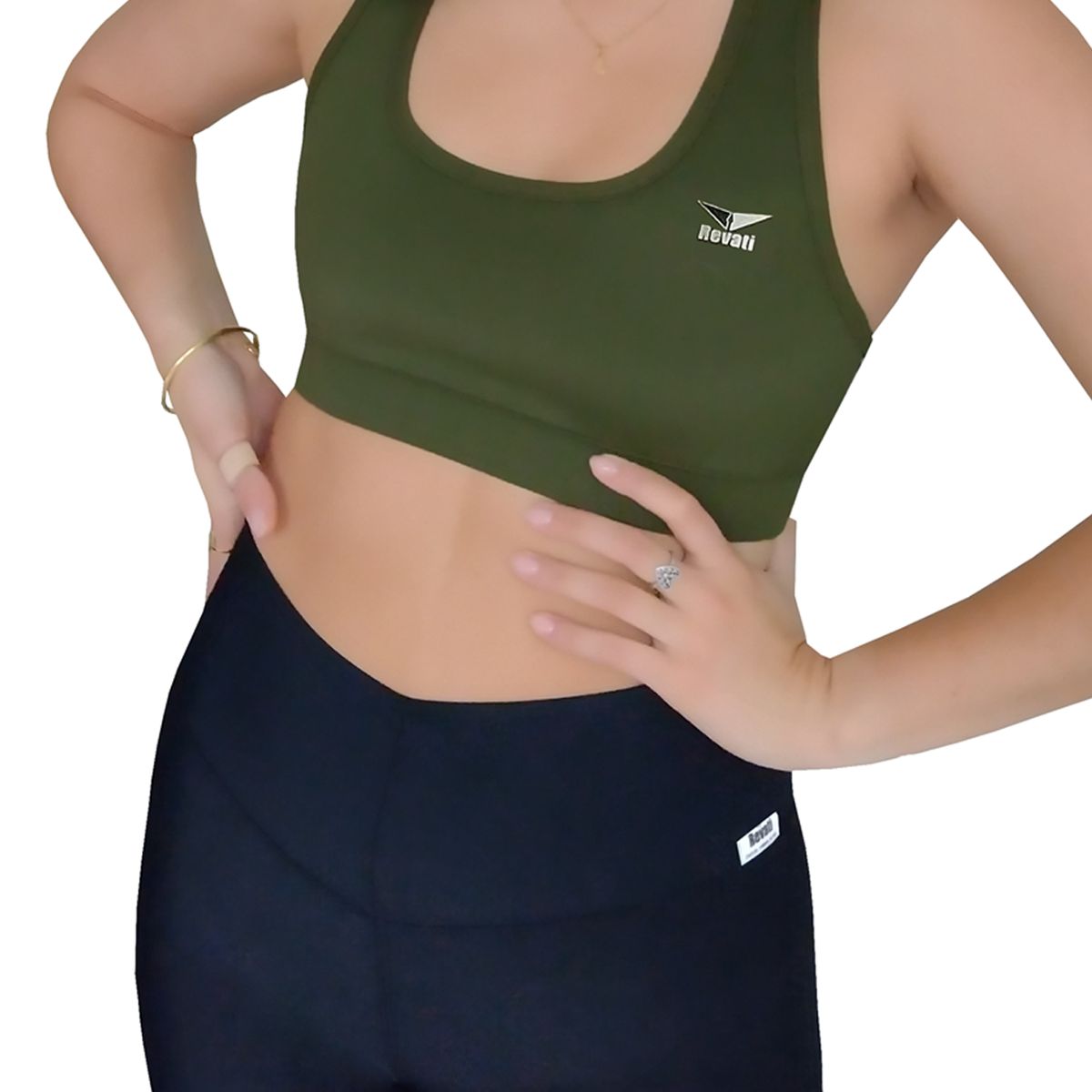 REVATI - Top deportivo mujer - Poliéster licrado