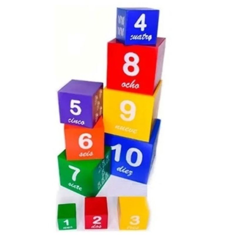 GENERICO - Cubo Apilable de 10 niveles