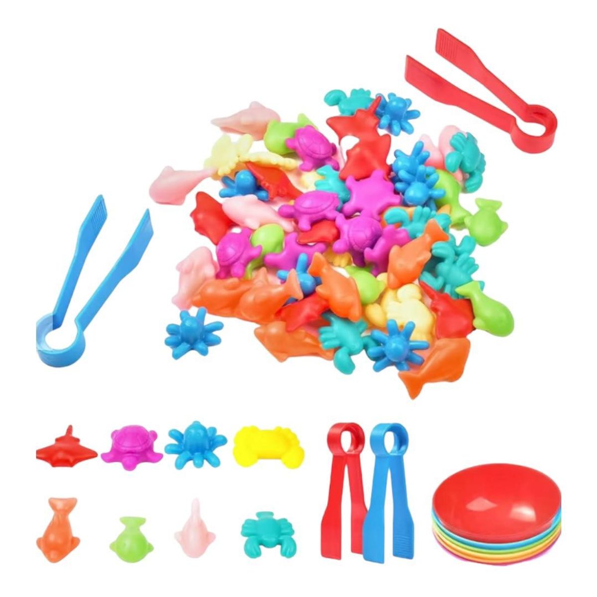 GENERICO - Set de Conteo de Animalitos de Mar