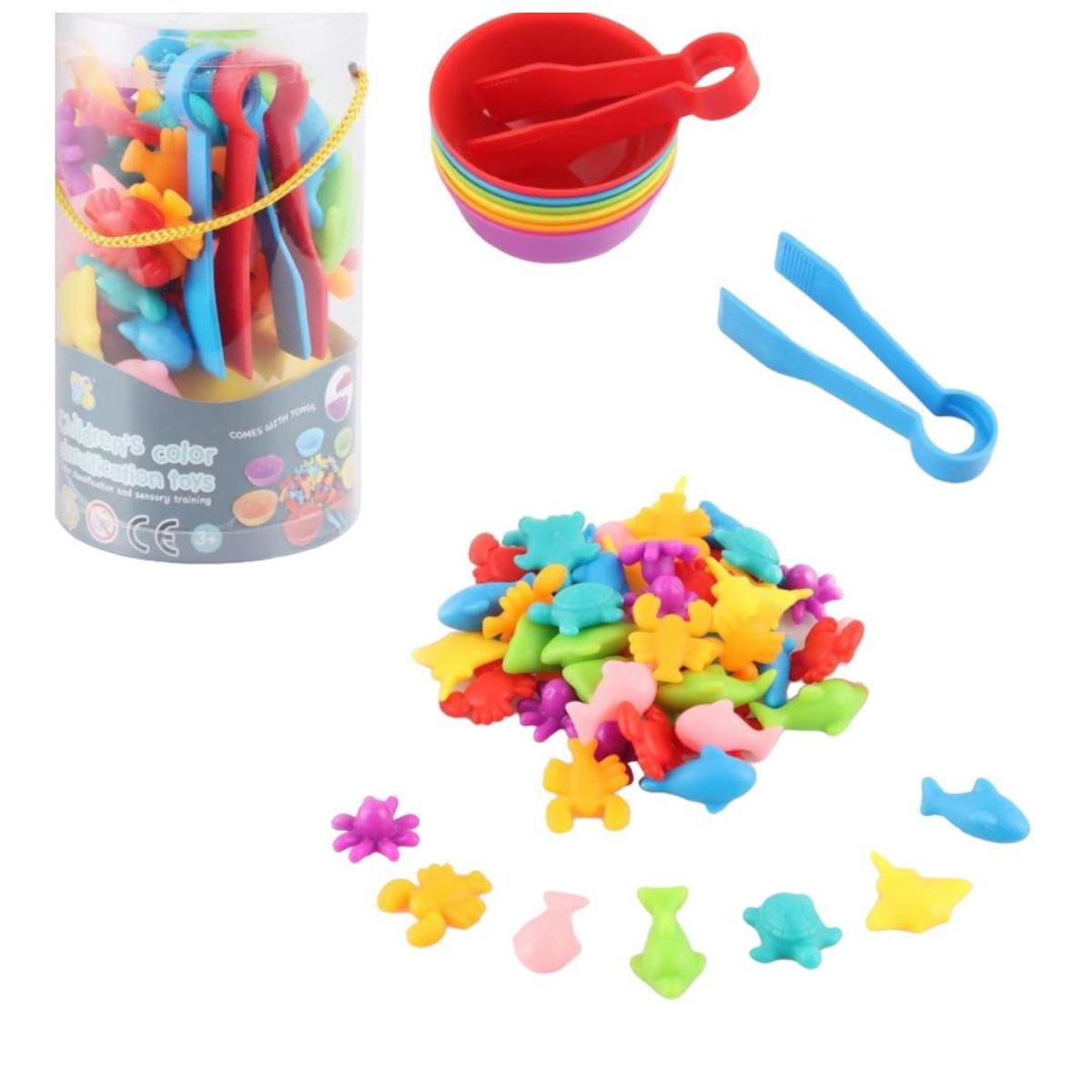 GENERICO - Set de Conteo de Animalitos de Mar