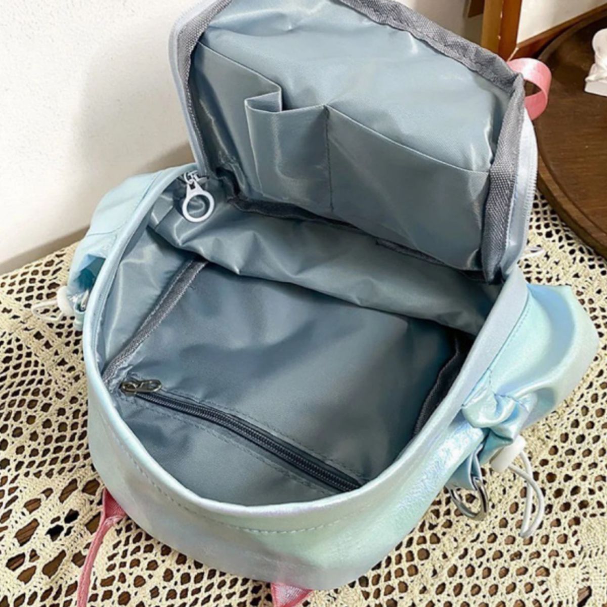 GENERICO - MOCHILA JUVENIL RAINBOW KAWAII