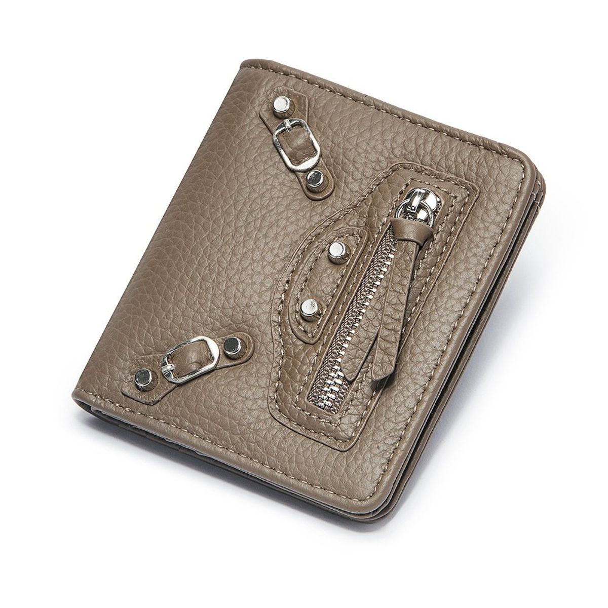 GENERICO - BILLETERA PEQUEÑA DE MUJER 100 CUERO VACUNO MARCA HUMERPAUL