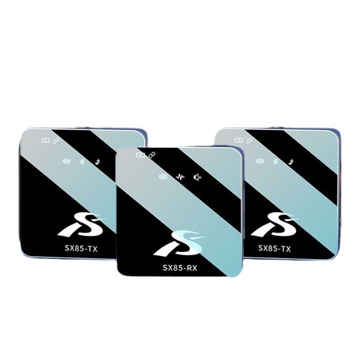 NANOTRON TECHNOLOGIES - Micrófonos Inalámbricos Dual SX85 3 en 1 TipoC, iPhone y cámara DSLR