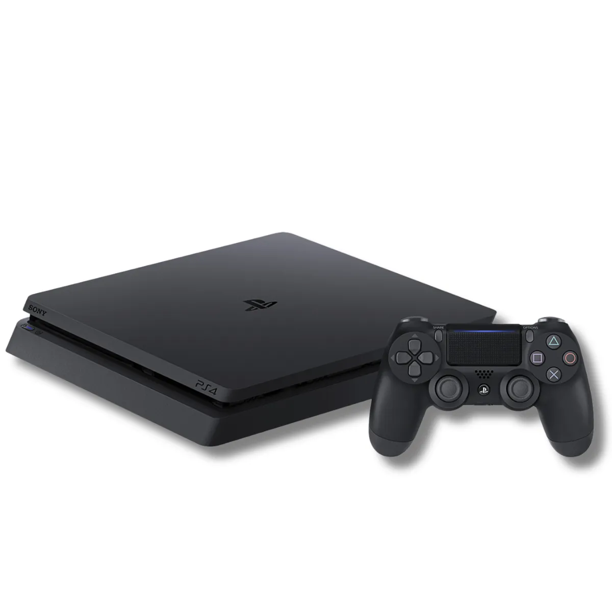 SONY - Consola PS4 Slim 1TB Negro +GTAV  Reacondicionada
