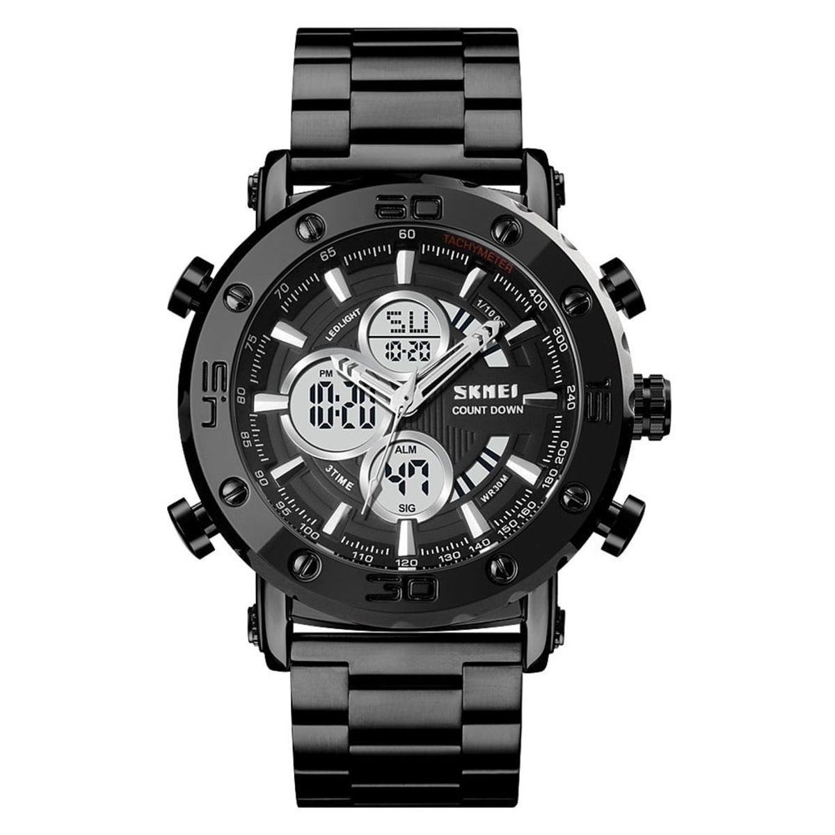 SKMEI - Skmei - Reloj Análogo-Digital 1636BKWT para Hombre
