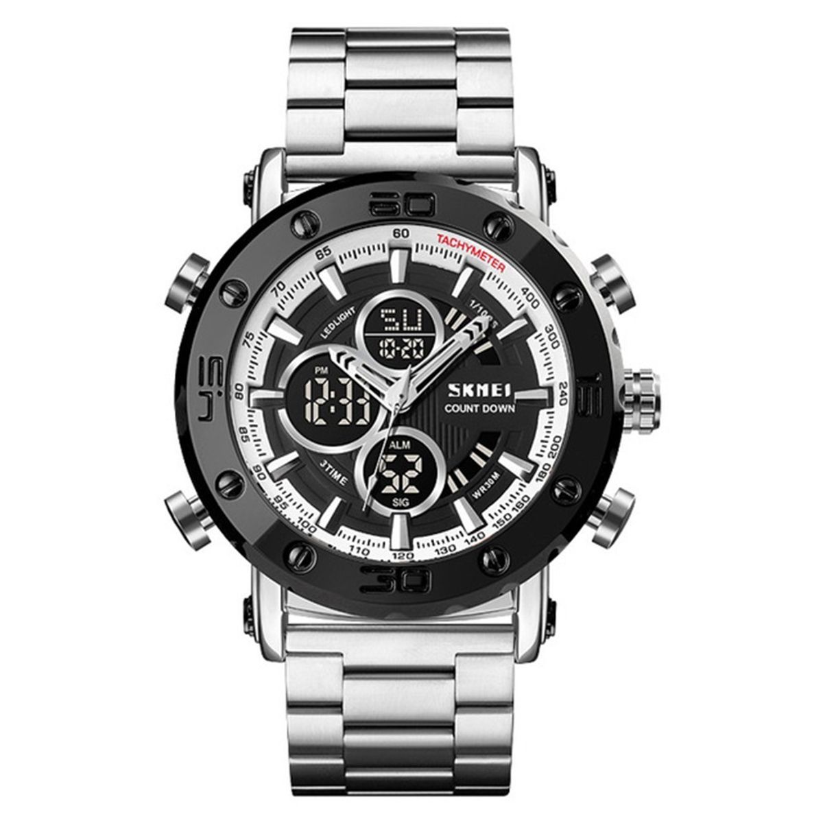 SKMEI - Skmei - Reloj Análogo-Digital 1636SIBK para Hombre
