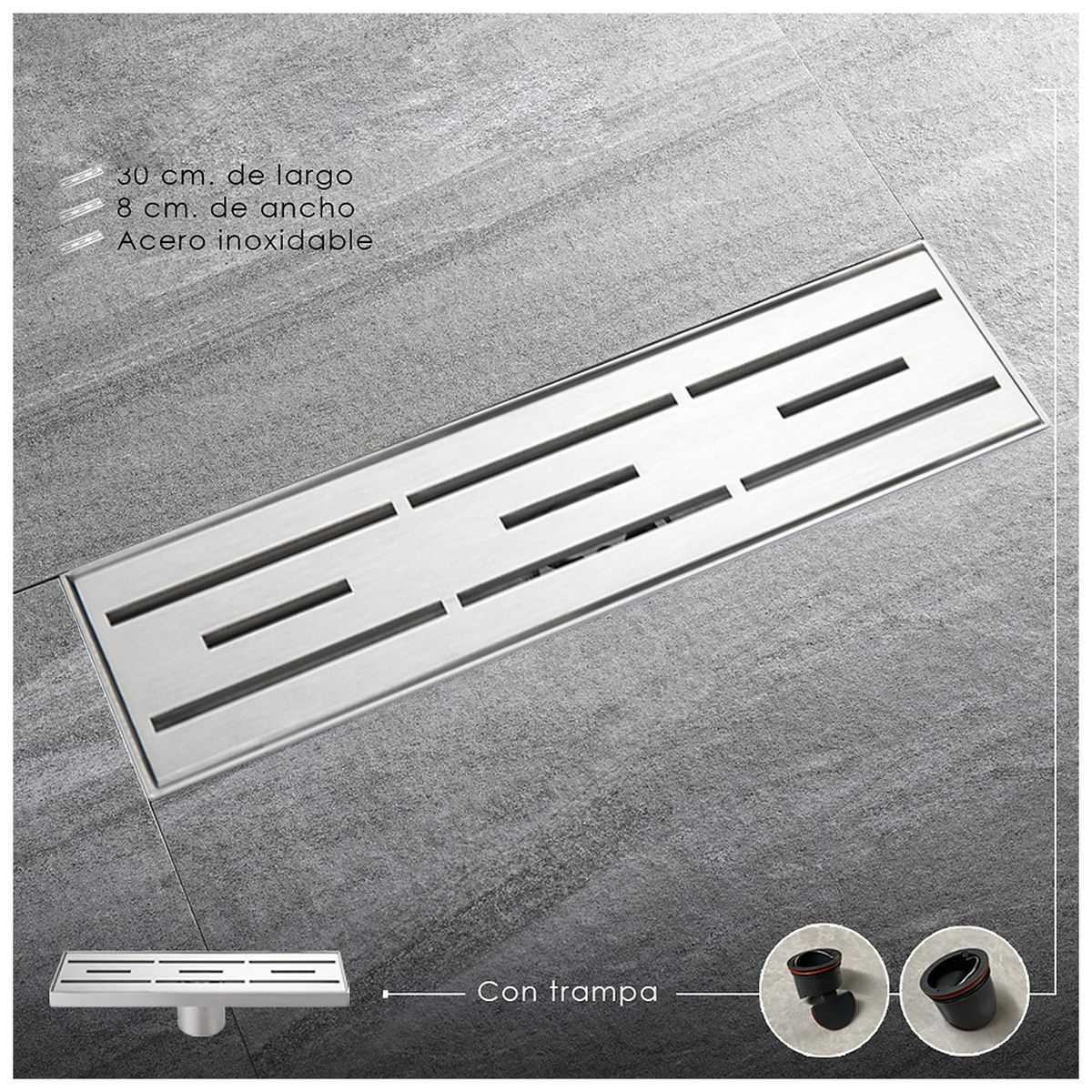 GENERICO - Sumidero en Acero Inoxidable 304