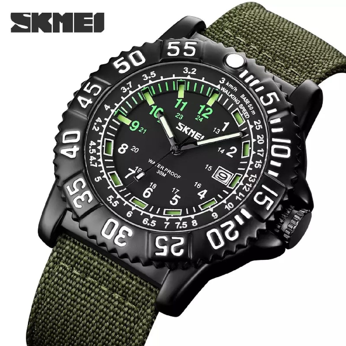 SKMEI - Skmei - Reloj Analógico 9281GN para Hombre