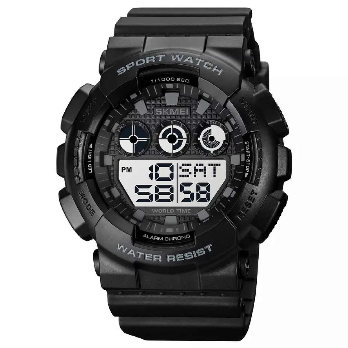 SKMEI - Skmei - Reloj Digital 1857BKWT para Hombre