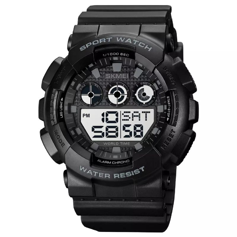 SKMEI - Skmei - Reloj Digital 1857BKWT para Hombre