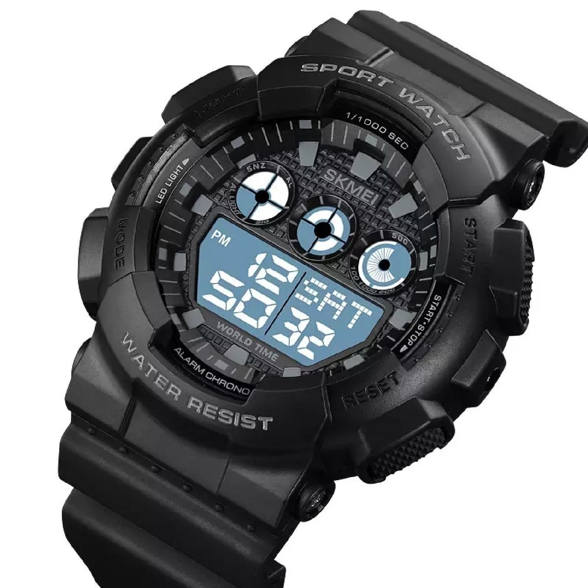 SKMEI - Skmei - Reloj Digital 1857BKWT para Hombre