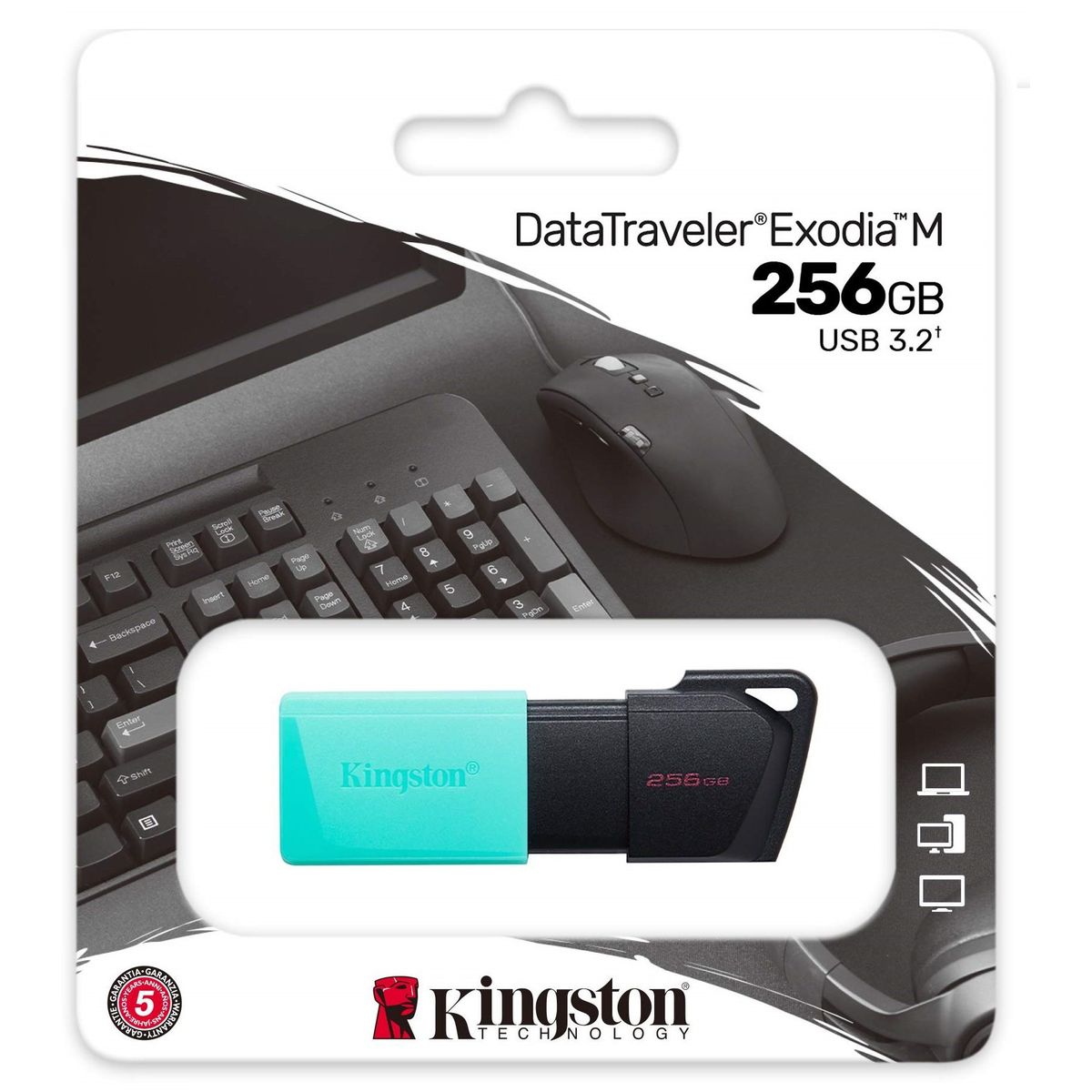 KINGSTON - Memoria USB 256 GB Kingston DataTraveler Exodia M