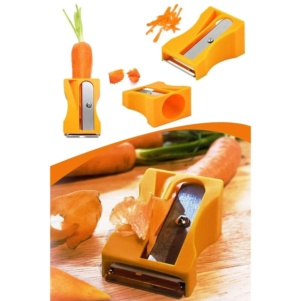 GENERICO - Pelador en forma de Tajador para verduras