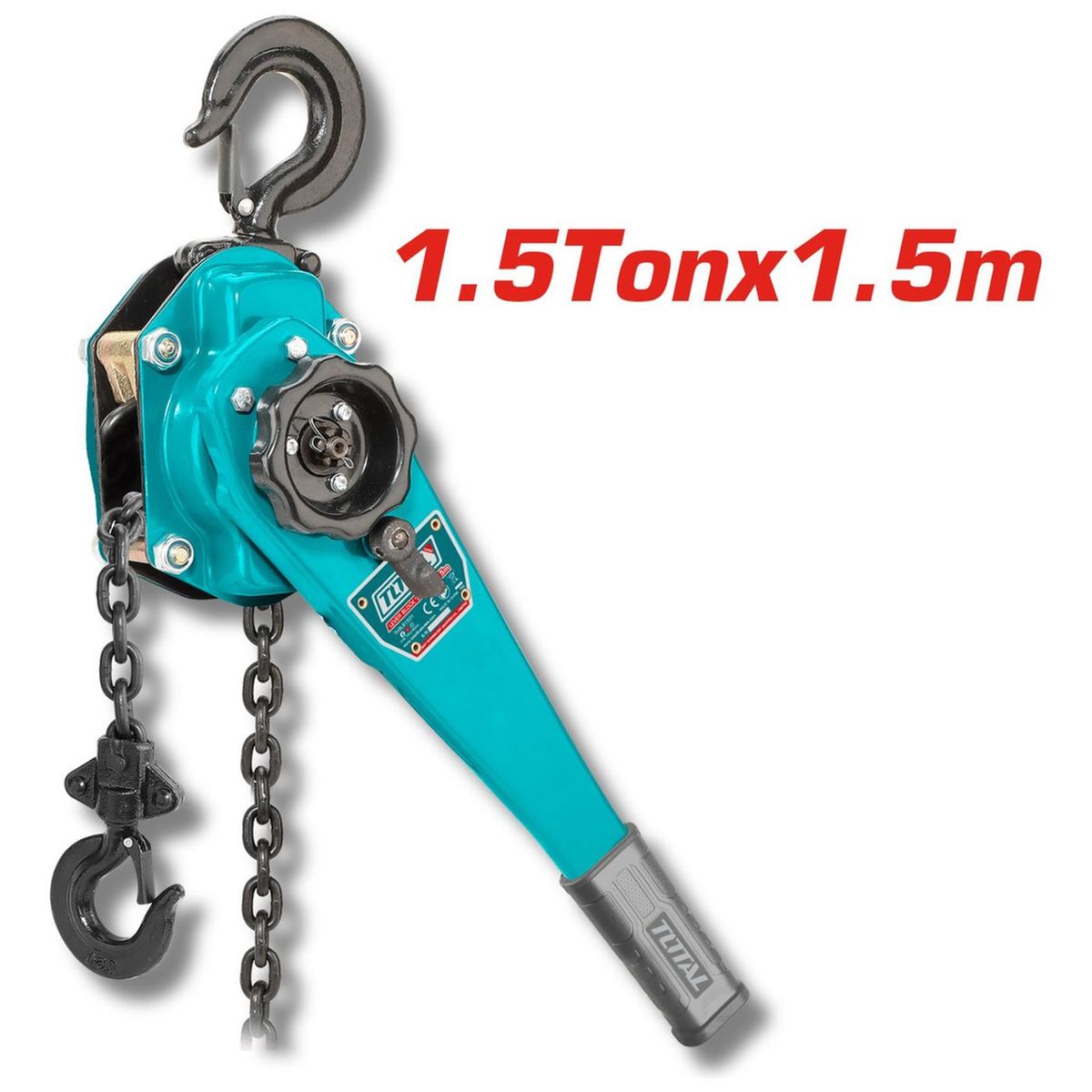TOTAL TOOLS - Tecle de cadena con palanca 1.5 toneladas Total