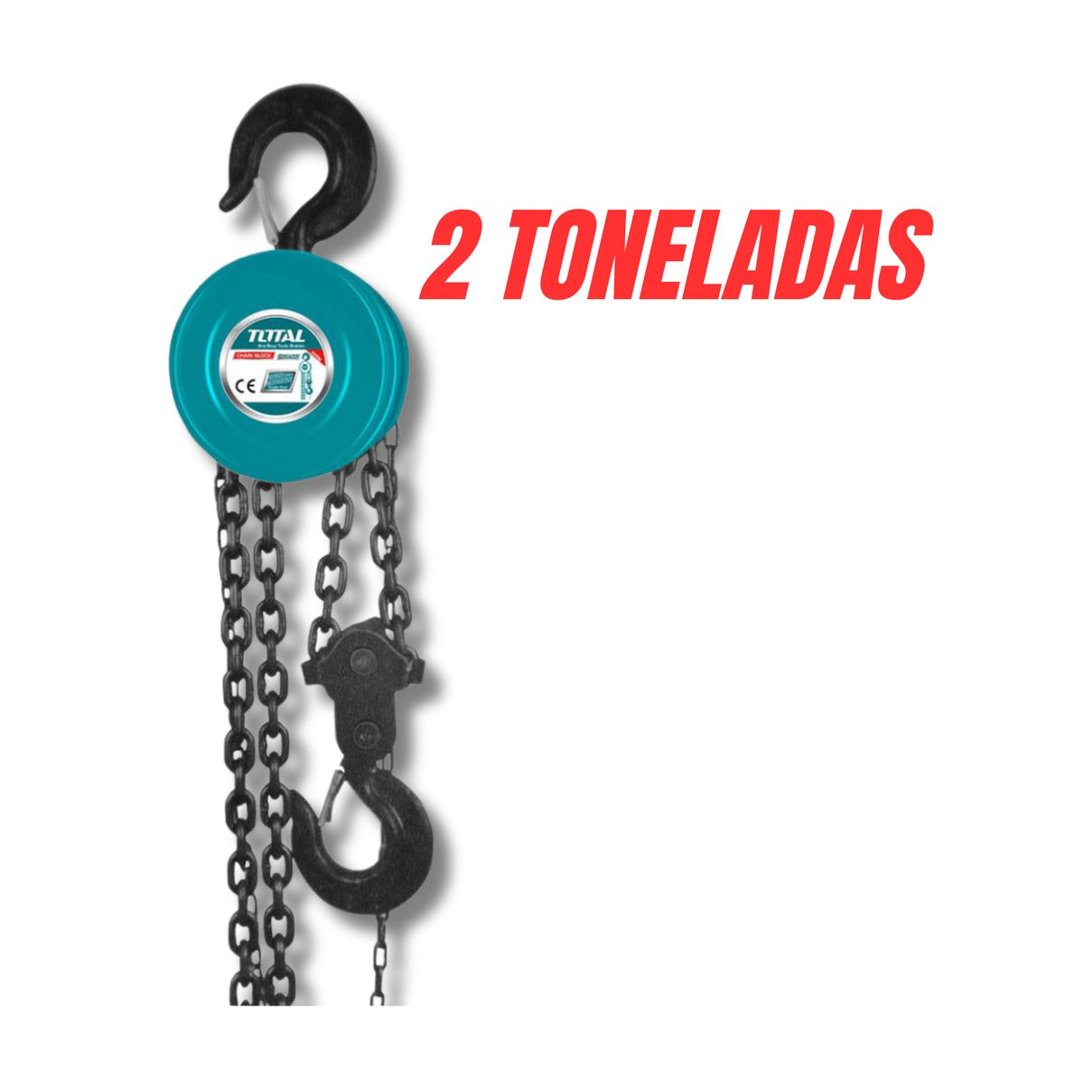 TOTAL TOOLS - Tecle 2 toneladas 3 metros Total