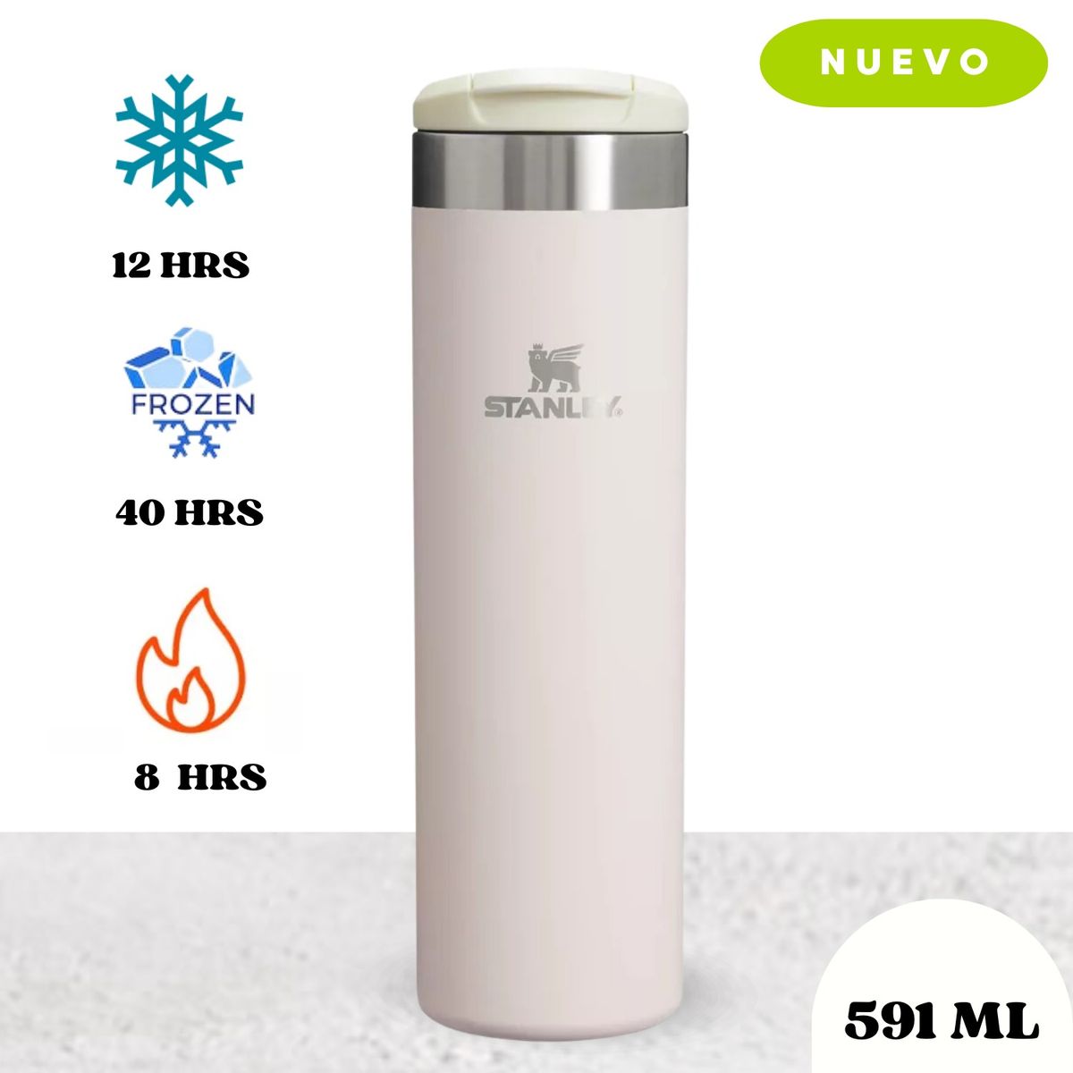 STANLEY - Transit Aerolight Mug Rose Quartz Glimmer 591ml