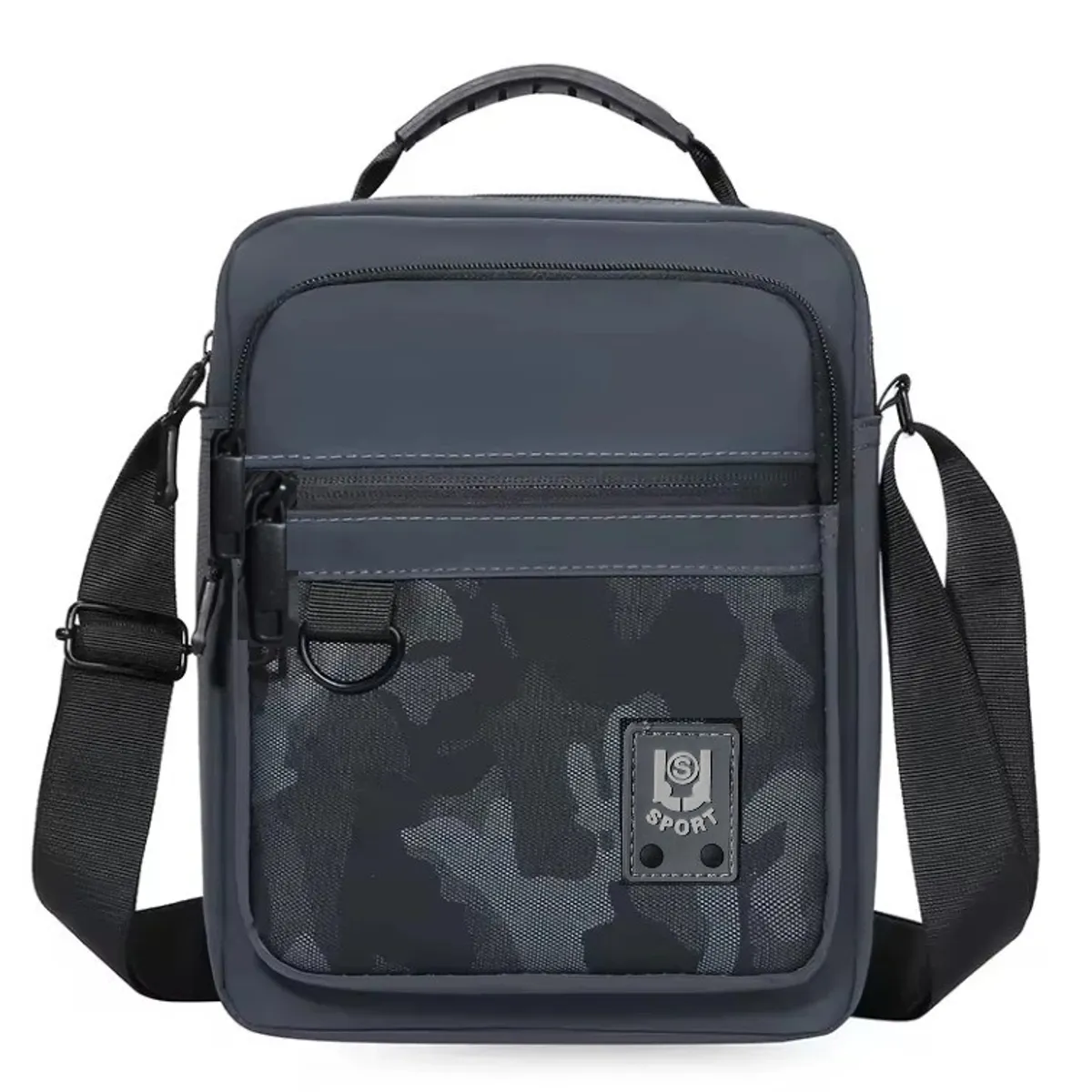 GENERICO - Morral Pechera Bandolera impermeable de nilón para hombre