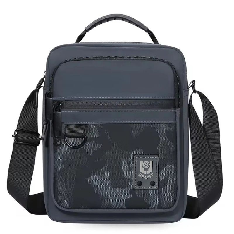 GENERICO - Morral Pechera Bandolera impermeable de nilón para hombre