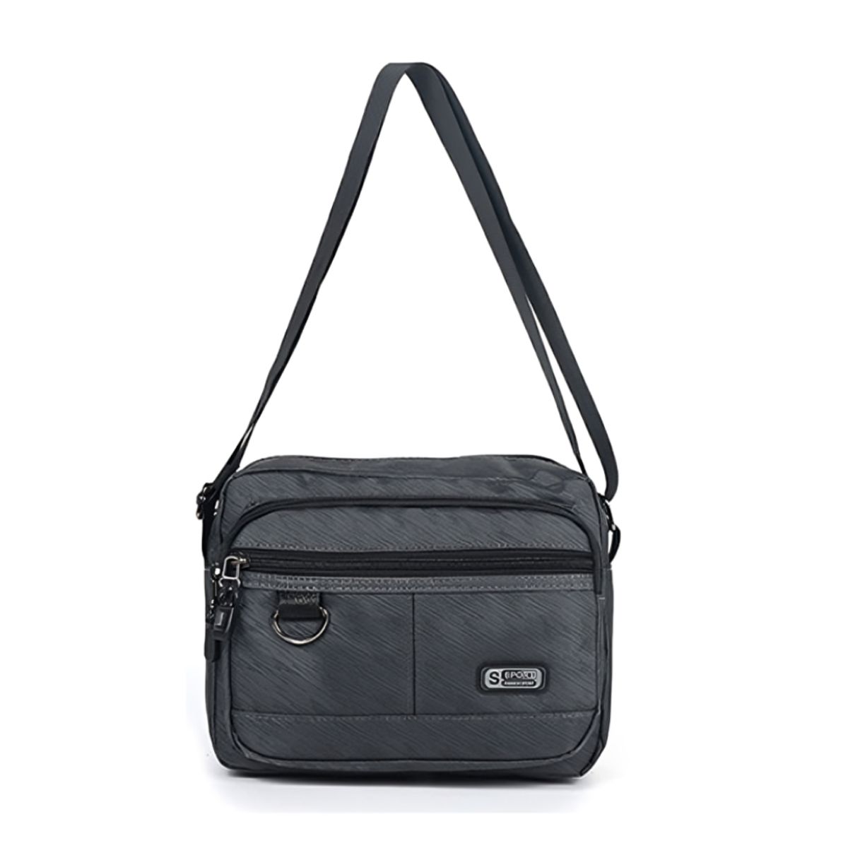 GENERICO - Morral Bandolera casual de nilón para hombre