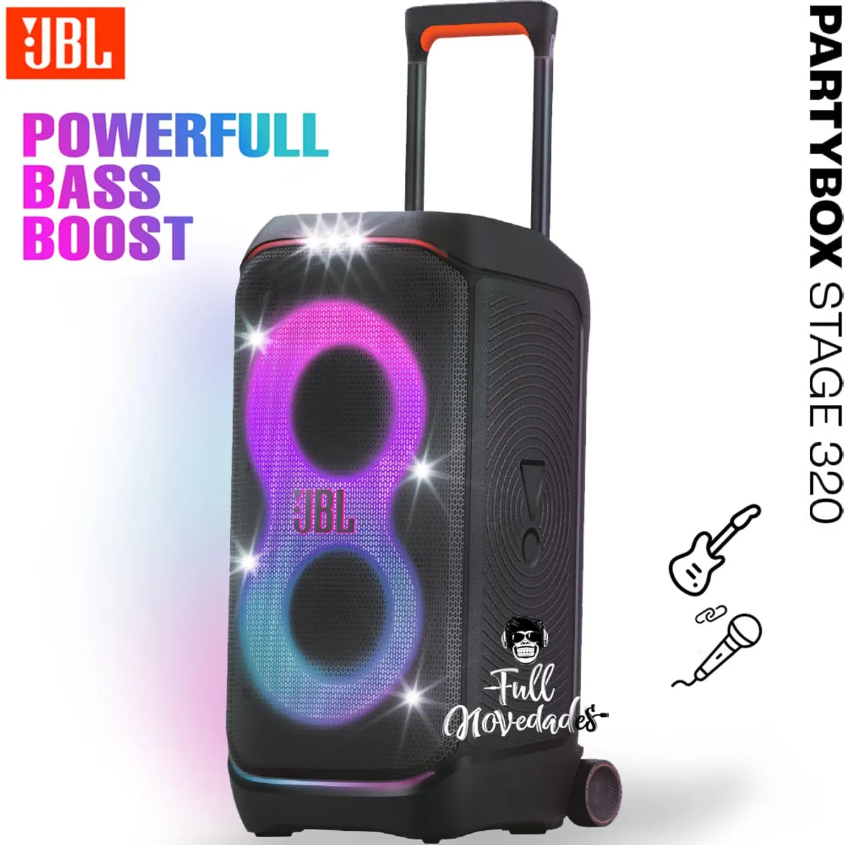 JBL - JBL Partybox 320 Club Parlante Bluetooth 240W Portatil IPX4 Recargable