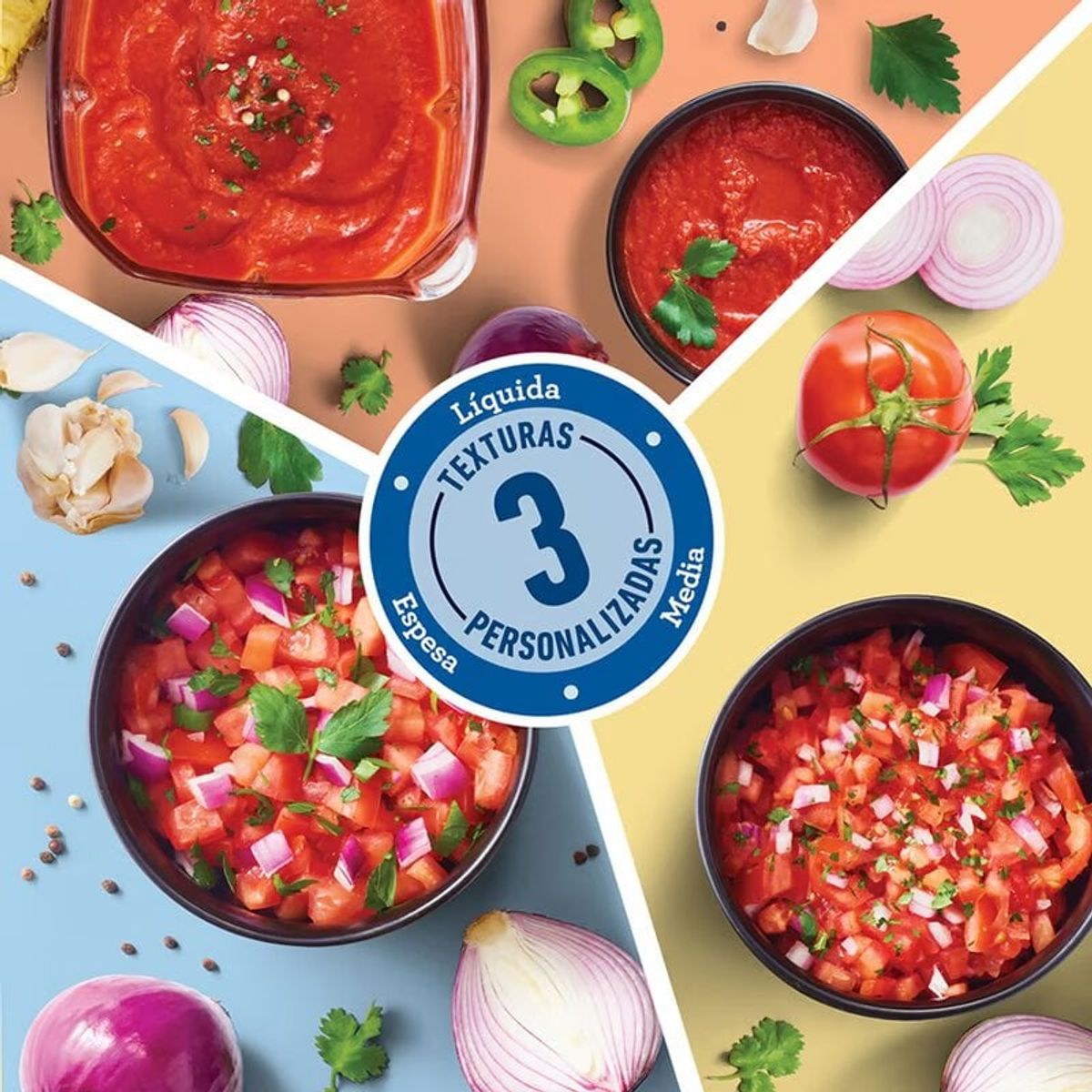 OSTER - Licuadora Oster® con control de textura BLST3B Roja