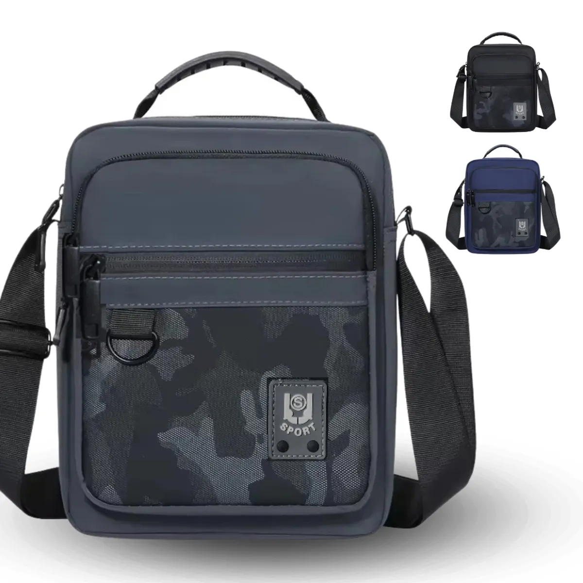 GENERICO - Morral Pechera Bandolera impermeable para hombre - Nylon