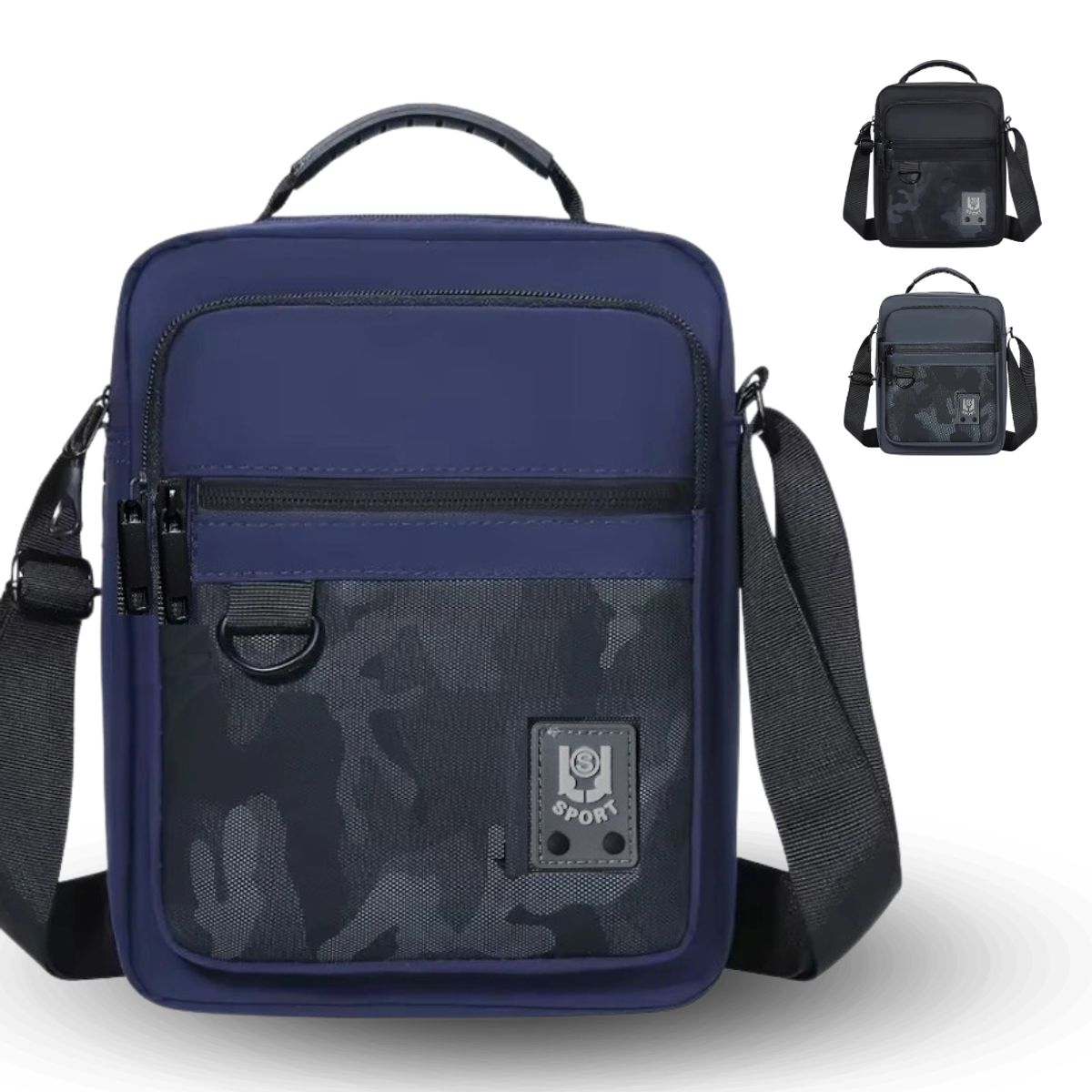 GENERICO - Morral Pechera Bandolera impermeable para hombre - Nylon