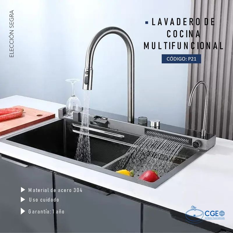 GENERICO - LAVADERO MULTIFUNCIONAL 3 TECLADOS P21