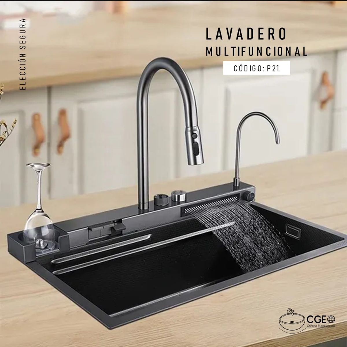 GENERICO - LAVADERO MULTIFUNCIONAL 3 TECLADOS P21