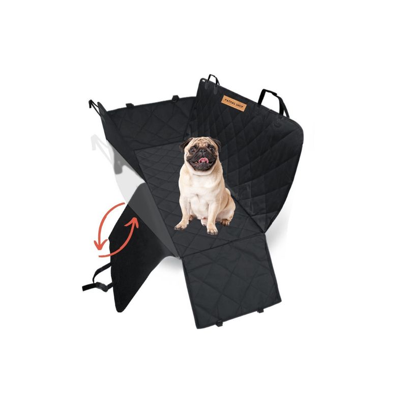 GENERICO - Cobertor Protector Auto Premium con Cierre Divisor Alta Durabilidad para Mascotas