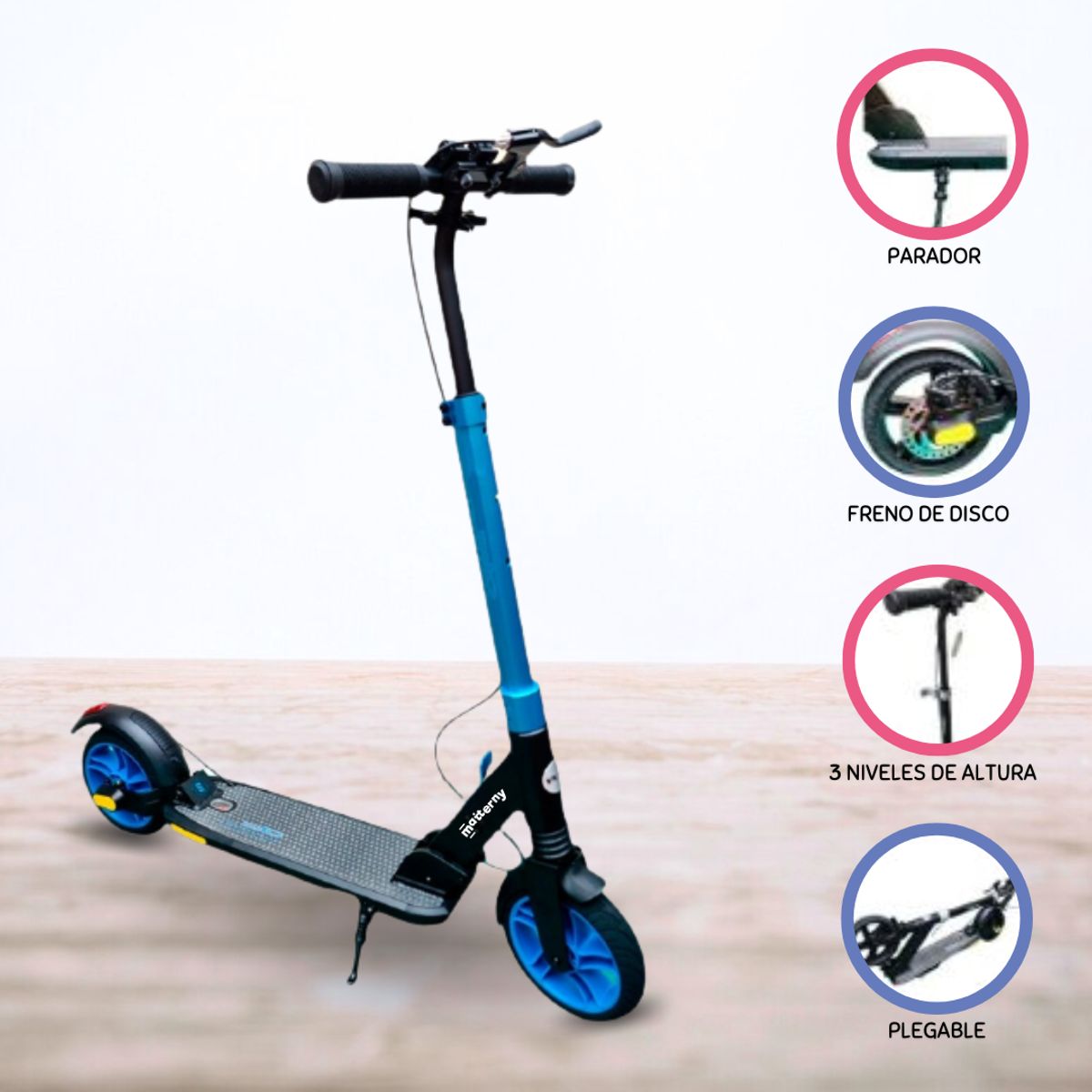 OKA - Scooter de Aluminio OKA »JUVENIL» BLUE